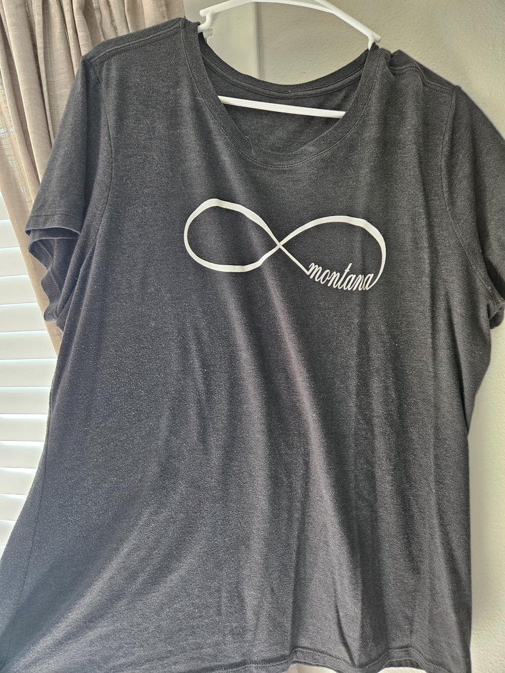 Infinity Graphic Tee - Charcoal Gray